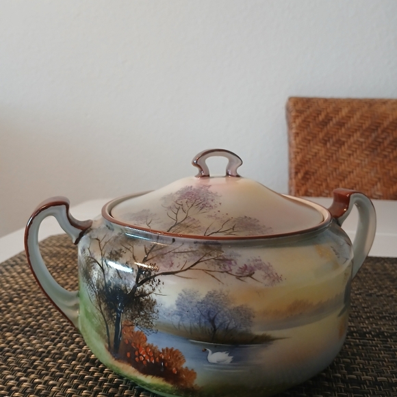 VINTAGE NORITAKE COVERED DISH - Picture 2 of 11